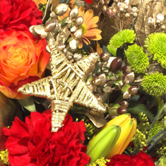 Christmas Florist Choice handtied