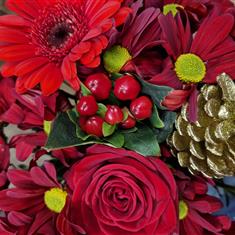 Florist choice Reds and Golds 