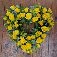 Loose Open Yellow Heart 